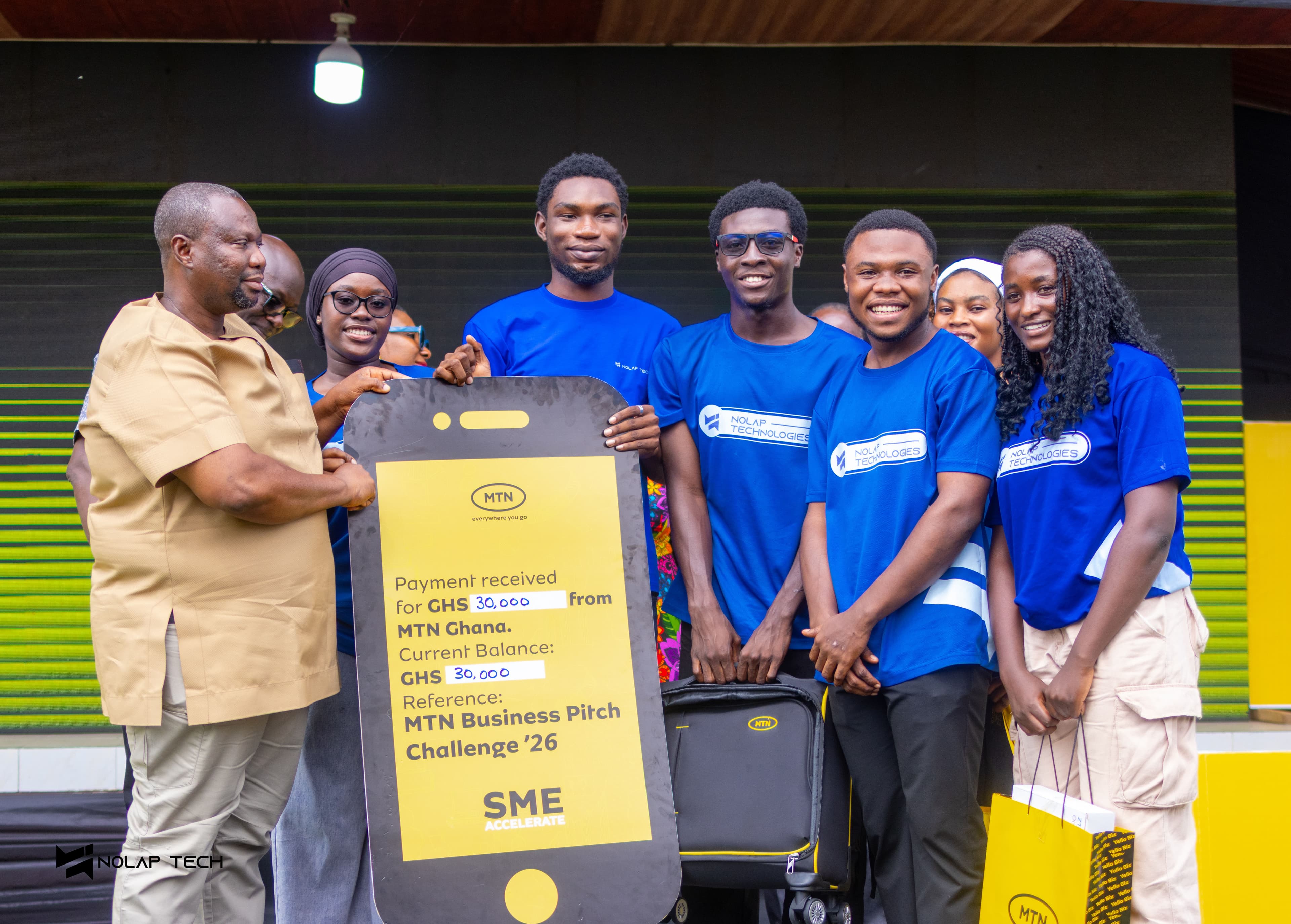 Nolap Technologies Wins ₵30,000 at MTN SME Pitch in Ashanti Region